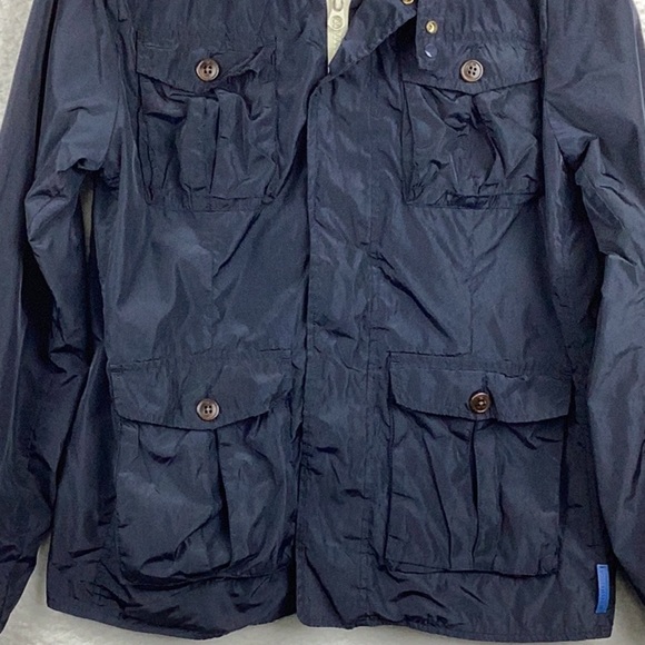 Scotch & Soda Men’s Large Full Zip Navy Blue Lightweight Jacket. - Picture 4 of 16